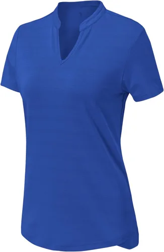 Miniatura 18 de Gopune Polo de golf con cuello en V para mujer, sin cuello, manga corta, ligera, de secado rápido, camisetas de tenis para correr