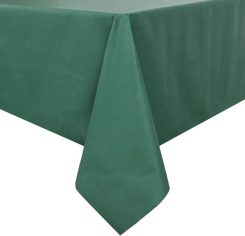 Miniatura 13 de Romanstile Mantel de PVC 100% impermeable, cuadrado, a prueba de derrames de aceite, resistente a las manchas, manteles de plástico fáciles de Beige