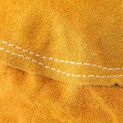 Miniatura 4 de Sombrero de trabajo de soldador Máscara de soldadura de piel de vaca Cascos de soldadura Casco ignífugo Casco ignífugo Protección facial Cubierta