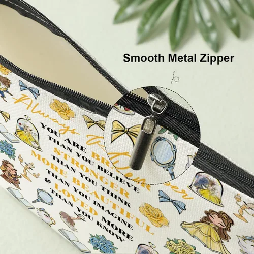 Miniatura 3 de Bolsa de Maquillaje de Belleza Mágica Inspirada en Personajes de Cuentos de Hadas, Regalos de Navidad, Cumpleaños, Amistad para Mujeres, Niñas