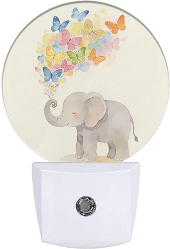Miniatura 20 de Luz nocturna de flamenco rosa con diseño de pájaro tropical con diseño de pájaro doblado, hermoso cuello, enchufable, luz nocturna de ahorro