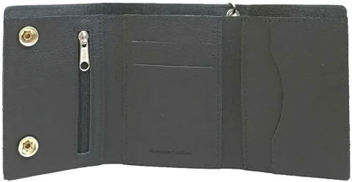 Miniatura 2 de Harley-Davidson XML4721-BLACK Emboss Willie G Skull - Cartera mediana para hombre