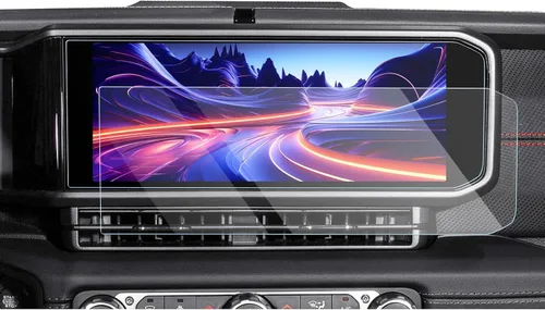 CDEFG 2 protectores de pantalla antirreflejos para Wrangler JL Gladiator 2024 2025 de 12.3 pulgadas, antirreflejos HD transparentes para Wrangler