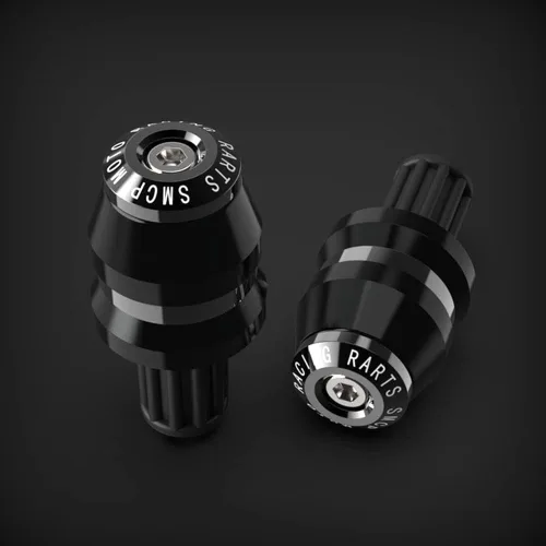 Miniatura 8 de Empuñaduras para manillar de motocicleta, tapón deslizante para extremo de barra, barra de manija de motocicleta CNC, rojo