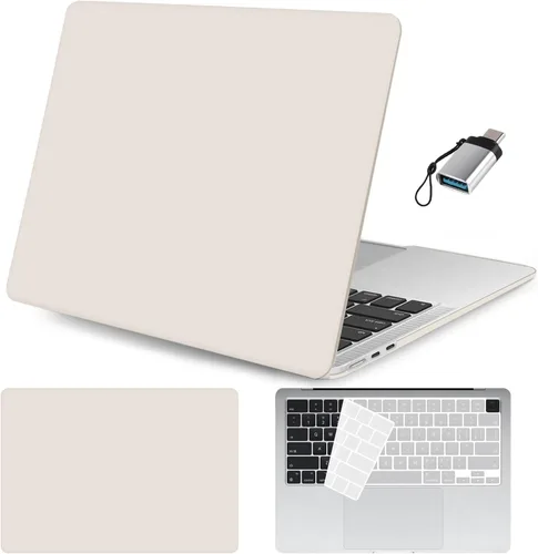 Miniatura 8 de Seorsok Compatible con MacBook Air de 13 pulgadas Case 2022 2021 2020 2019 2018 versión A1932 A2179 M1 A2337 Touch ID, carcasa rígida de plástico