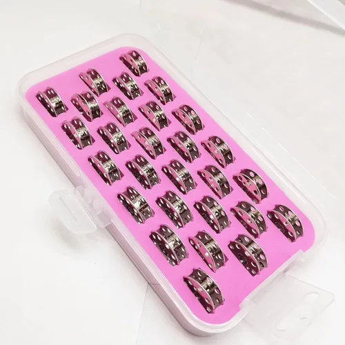 HONEYSEW 28pcs Bobinas en Caja 45785 para Singer 221 222 Featherweight 301