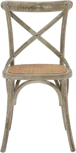 Miniatura 7 de Modway Gear - Sillas de comedor rústicas y modernas, de madera de olmo, dos sillas de comedor