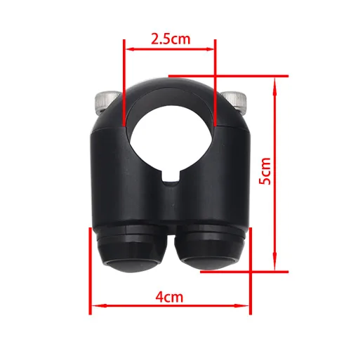 Miniatura 2 de Interruptor Momentáneo de Control de Mano CNC de 2 Botones, Interruptor Micro, para Manillar de 25mm de 1 Pulgada, Bobber Cafe Racer Chopper