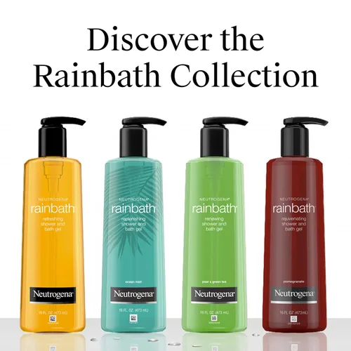 Miniatura 8 de Neutrogena Rainbath Gel limpiador de ducha y baño, gel de lavado corporal hidratante diario y gel de afeitado para hombres y mujeres, espuma cremosa