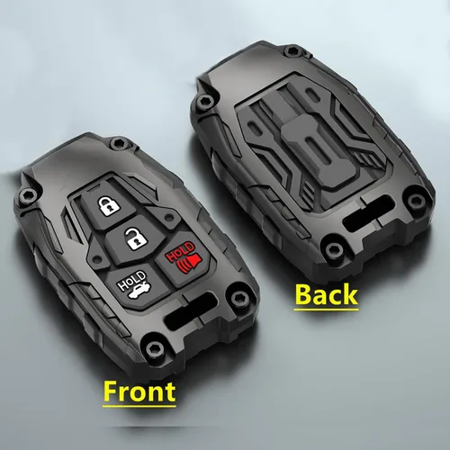 Miniatura 2 de Carcasa de repuesto para llave de control remoto sin llave para Toyota Camry Corolla Rav4 Tacoma Highlander Avalon Venza (negro)