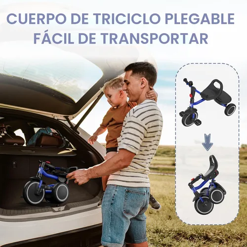 Miniatura 8 de besrey Triciclo para niños pequeños con campana, triciclo para niños de 18 meses a 5 años, triciclo para niños, bicicleta para niños de 1.5 a 5