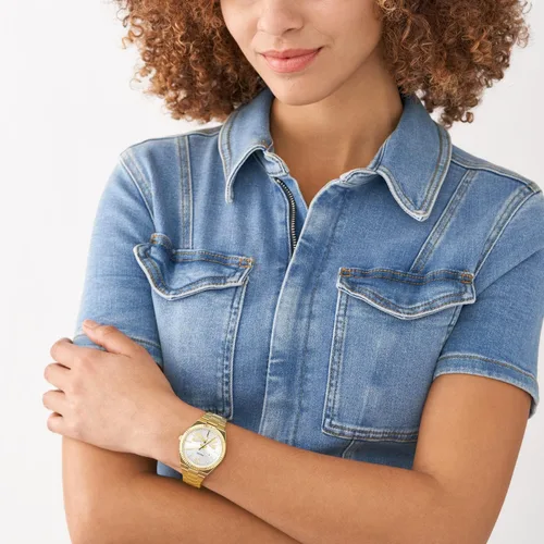 Miniatura 4 de Fossil Scarlette - Reloj de cuarzo de acero inoxidable para mujer