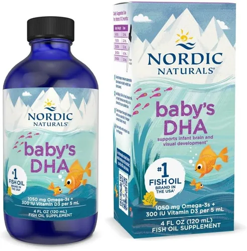 Miniatura 6 de Nordic Naturals Baby’s DHA, sin sabor - 2 oz - 1050 mg Omega-3 + 300 UI de vitamina D3 - Apoya el desarrollo del cerebro, la visión y el sistema
