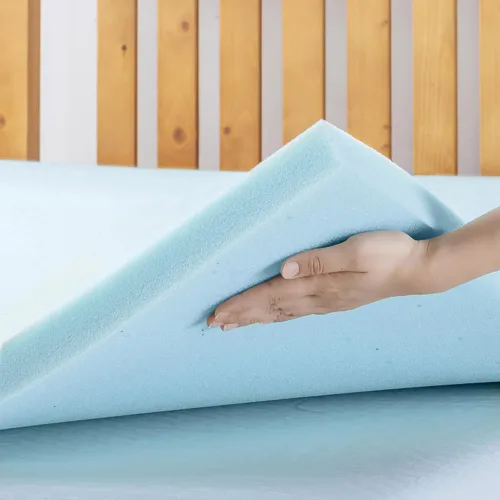 Miniatura 4 de Best Price Mattress - Cubrecolchón ventilado de espuma viscoelástica de 1.5 pulgadas, infusión de gel refrescante, certificado CertiPUR-US