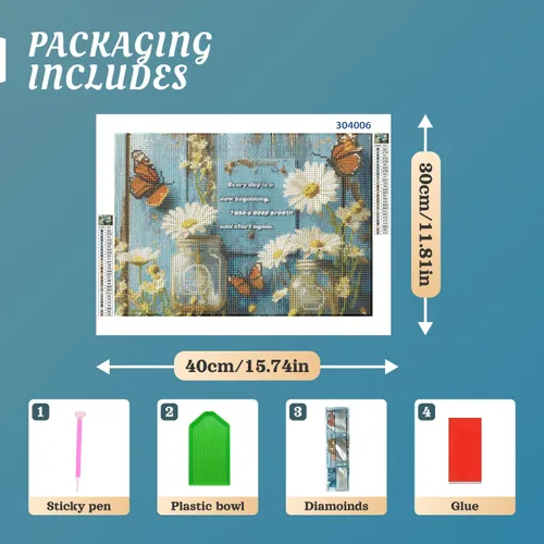 Miniatura 4 de MBYAUYN Kits de arte de diamantes para adultos, flores, pinturas de puntos de diamante de taladro completo, pinturas artísticas y manualidades