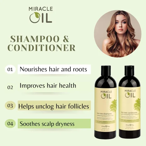 Miniatura 3 de Earthly Body Miracle Oil Tea Tree Shampoo 16 Fl Oz
