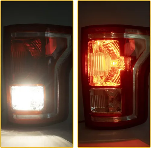 Miniatura 6 de Boine Luz trasera izquierda del lado del conductor compatible con Ford F150 F-150 2015 2016 2017 Lámparas de freno de luz trasera - Bombilla