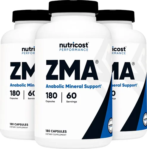 Miniatura 9 de Nutricost ZMA 180 Cápsulas (2 Botellas)