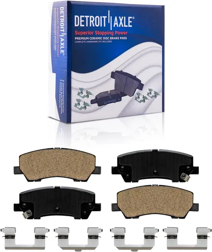 Miniatura 69 de Detroit Axle - Pastillas de Freno Delantero para Nissan Altima Maxima Sentra 350Z Cube Juke Versa INFINITI G20 G35 I30 I35 Suzuki SX4, Pastillas