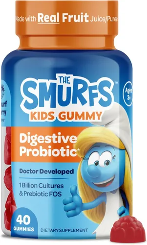 Miniatura 20 de Smurfs Kids - Gomitas multivitamínicas para niños con 15 vitaminas y minerales, hechas con fruta real, desarrolladas por médicos, sin OMG y sin
