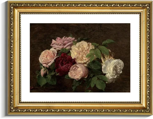 Miniatura 18 de VIYYIEA Arte de Pared con Marco Dorado Impresión en Lienzo Decoración del Hogar para Sala de Estar Mujeres Leyendo Cuadros para Dormitorio Baño