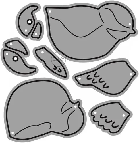 Miniatura 29 de DzIxY Adorables troqueles de corte de metal para valla de ovejas para hacer tarjetas, juegos de troqueles de papel en relieve, plantillas para 17