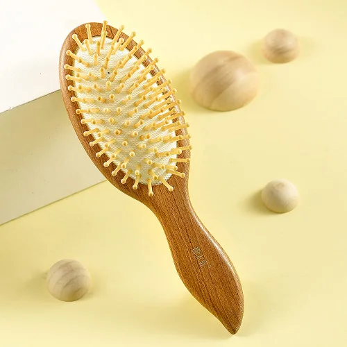 Miniatura 7 de TAN MUJIANG Cepillo de pelo Iroko Wood Scalp Massage YM