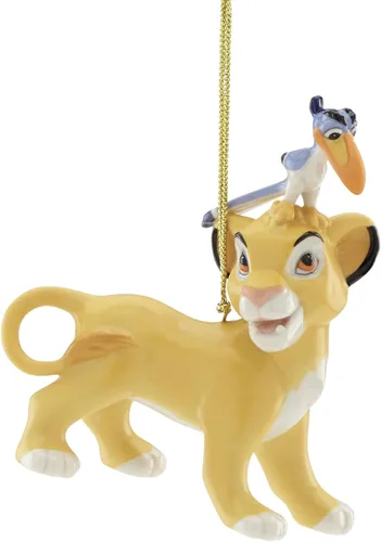 Miniatura 11 de Adornos de Lenox, adorno navideño de Rudolph y el elefante solitario, porcelana con acentos dorados y cordón para colgar para decoración del árbol