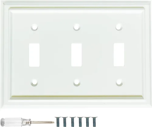 Miniatura 17 de Placas de pared, cubiertas de toma de corriente dúplex, placas de interruptor de luz de palanca, cubierta de interruptor de luz para decoración