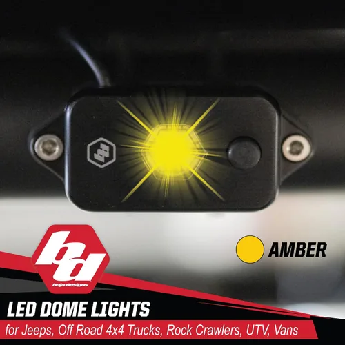 Miniatura 2 de Baja Designs Luz de domo LED con interruptor (ámbar)