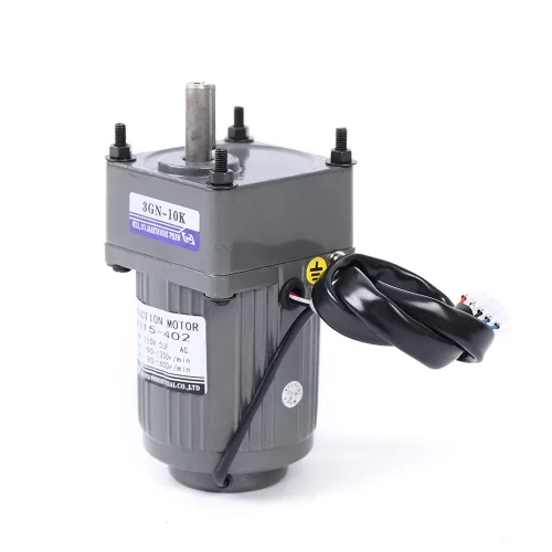 Miniatura 4 de 15W 10K AC110V 125 RPM Motor reductor de engranajes variable ajustable con controlador de velocidad para la industria
