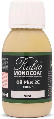 Miniatura 58 de Rubio Monocoat Muestra de Acabado de Aceite para Madera - Puro Aceite Plus Parte A Aceite de Linaza de Secado Rápido y Ecológico para Uso Pure