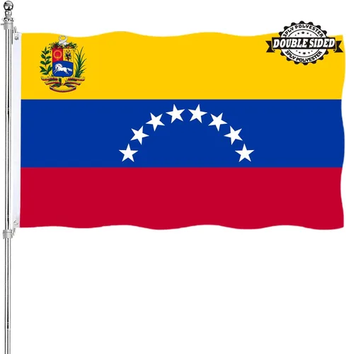 Miniatura 10 de Bandera albanesa de Albania 3x5 doble cara para exteriores, banderas nacionales del país de alta resistencia de 3 capas de poliéster con 2 ojales