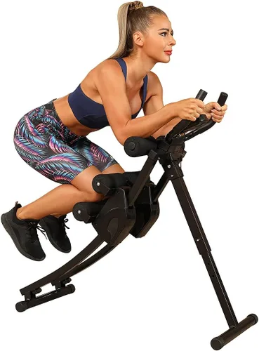Miniatura 6 de Ab Machine Equipo de ejercicio multifuncional para gimnasio en casa, equipo de entrenamiento de abdominales ajustable en altura