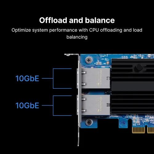 Miniatura 3 de Synology Adaptador de red PCIe RJ-45 de 2 puertos 10GbE E10G30-T2