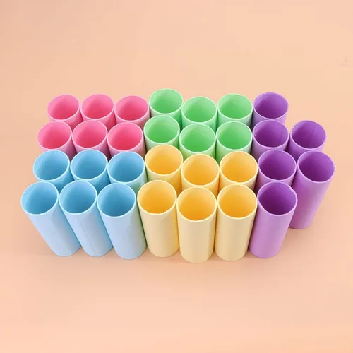Miniatura 4 de Sewroro 20 tubos de cartón, tubos de papel kraft para tubos redondos de manualidades, tubo de rollo de papel, dibujos artísticos, protector de tubo