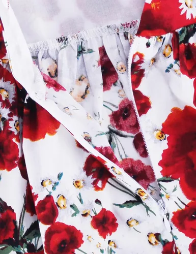 Miniatura 228 de Vestido de verano para niña, de algodón, con diseño floral
