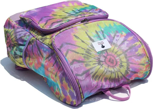 Miniatura 5 de ESVAN Mochila de malla con estampado original, bolsa transparente, paquete para universidad, playa, gimnasio, multiusos, mujeres y hombres, I, Casual