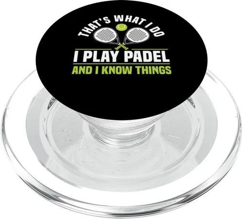 Miniatura 8 de Thats What I Do I Play Paleta de pádel PopSockets Adhesivo PopGrip