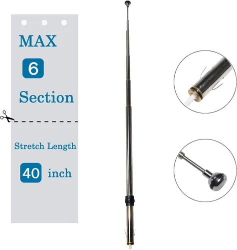 Miniatura 5 de Anina Mástil de antena de alimentación compatible con Lexus ES250-ES300-GS300-LS400-SC300-SC300-SC400-SC430 Mástil de antena del mercado