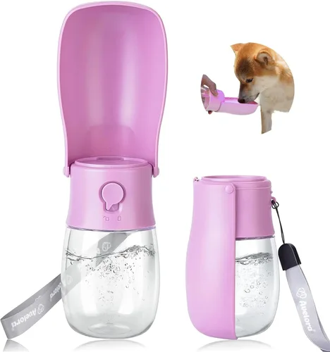 Miniatura 9 de Botella de agua plegable para perro, dispensador de agua portátil para perros, gatos, conejos, cachorros y animales pequeños, apto para Azul