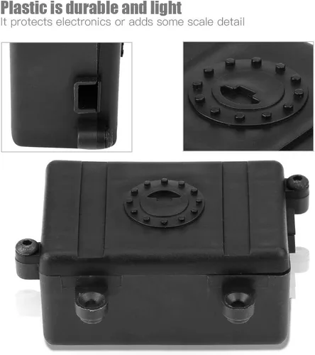 Miniatura 8 de Caja receptora de control remoto, ajuste universal para rastreadores RC a escala 1/10, carcasa duradera de radio ESC, para aficionados todoterreno