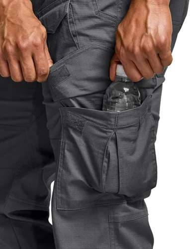 Miniatura 7 de CQR Men's Flex Ripstop Tactical Pants, Water Resistant Stretch Cargo Pants, Lightweight EDC Hiking Work Pants