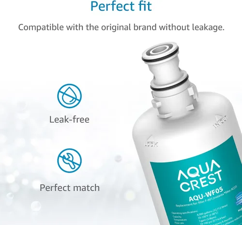 Miniatura 6 de AQUA CREST F-601R Cartucho de filtro de agua, repuesto para cartucho de filtro InSinkErator® F-601R, certificado NSF/ANSI 42 para disfrutar más