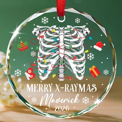 Miniatura 6 de Un médico verdaderamente asombroso es difícil de encontrar Adornos de vidrio, Adorno de Navidad personalizado de agradecimiento al médico 2025