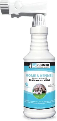 Odorcide Thornell - Eliminador de olores de mascotas para el hogar y la perrera, eliminador de olores para todas las superficies para un olor