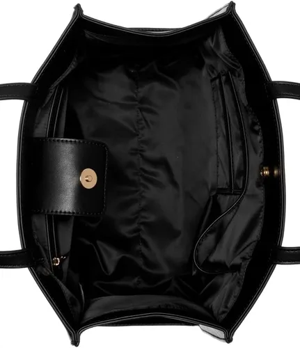 Miniatura 4 de GUESS Factory Elmore Carryall - Bolsos de mano para mujer, color negro, Negro
