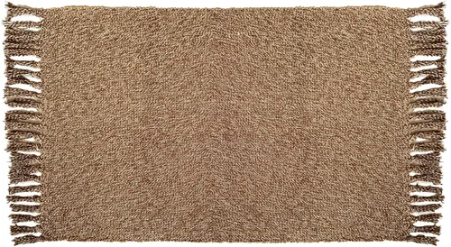 UKELER Alfombra de algodón decorativa para el hogar, alfombra para sala de estar, comedor, 3 pies 9 x 5 pies