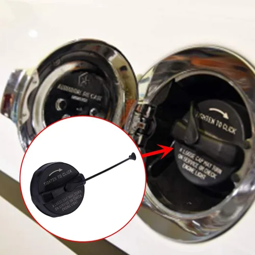 Miniatura 2 de Tapa de llenado del depósito de combustible, tapa de gasolina compatible con Jeep Wrangler JK 2003-2018, Jeep Wrangler TJ 2003-2006, repuesto #