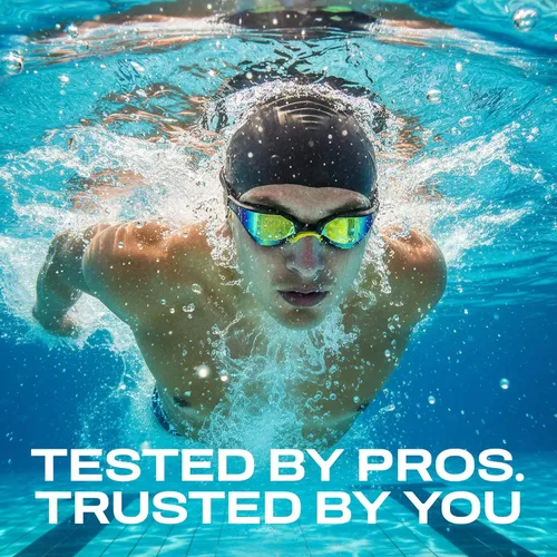 Miniatura 8 de CLEAR 'R Champion Adult Swim Goggles – Comfortable Secure Fit, Anti-Fog Swimming Goggles, UV Protection for Men & Women